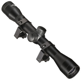 JS-Tactical 4x32mm Standard Zielfernrohr inkl. 20 - 22mm Halteringe schwarz Bild 6