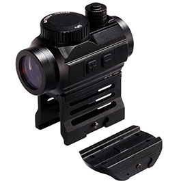 JS-Tactical BD02 2 MOA Red-Dot Sight inkl. 20 - 22 mm Halterung / Scope Riser schwarz