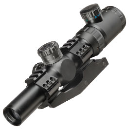 Nuprol Optics ZR10 1,25-5x26IR Circle-Dot Zielfernrohr beleuchtet inkl. 20-22mm Integralmontage schwarz