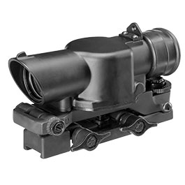 Nuprol ESAT 4X Susat Type Zielfernrohr rot beleuchtet f. L85 / L86 Gewehre schwarz