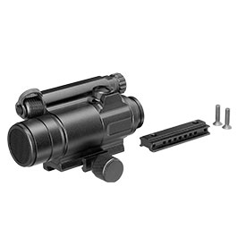 Nuprol HD-8 Type Red- / Green-Dot Killflash Zielgert mit 20 - 22 mm Riser-Halterung schwarz