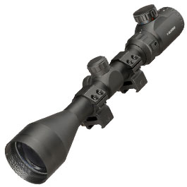 Nuprol Optics 3-9x50IR Mil-Dot Zielfernrohr beleuchtet inkl. 20-22mm / 11mm Ringe schwarz
