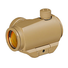 Nuprol NPoint E1 Red-Dot Zielgert inkl. Low / High Mount f. 20 - 22 mm Schienen Flat Dark Earth