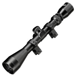 Leader 3-9x40 Duplex Zielfernrohr inkl. 11mm Ringe schwarz