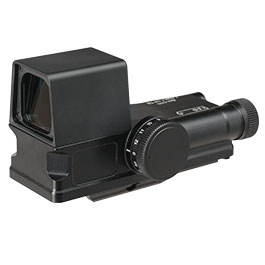Max Tactical 1P87 Style Red-Dot Zielgert mit NVG Modus f. 20 - 22 mm Schienen schwarz