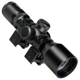 Kleinbild 1 Delta Armory 3-9x40 Mil-Dot kompakt Zielfernrohr beleuchtet inkl. 20 - 22 mm Ringe schwarz