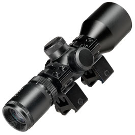 Kleinbild 2 Delta Armory 3-9x40 Mil-Dot kompakt Zielfernrohr beleuchtet inkl. 20 - 22 mm Ringe schwarz