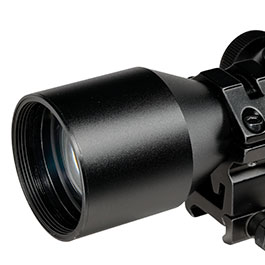 Kleinbild 8 Delta Armory 3-9x40 Mil-Dot kompakt Zielfernrohr beleuchtet inkl. 20 - 22 mm Ringe schwarz