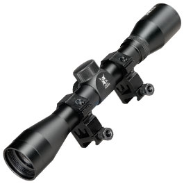 Delta Armory 4x32 Mil-Dot Zielfernrohr inkl. 20 - 22 mm Ringe schwarz