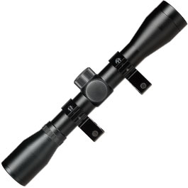 Kleinbild 5 Delta Armory 4x32 Mil-Dot Zielfernrohr inkl. 20 - 22 mm Ringe schwarz