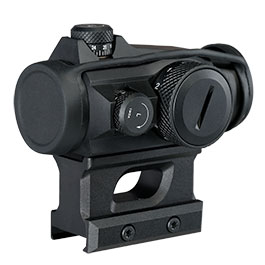 Kleinbild 10 ASG / Strike Systems RDATS-01 Red-Dot mit 3 MOA Dot Absehen inkl. 20 - 22 mm Low u. High Mount schwarz