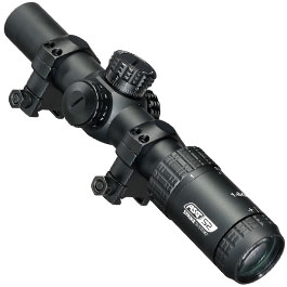 Kleinbild 2 ASG / Strike Systems 1-6x24 LMTS-01 LPVO kompakt Zielfernrohr beleuchtet inkl. 20 - 22 mm Ringe schwarz