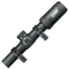 Kleinbild 4 ASG / Strike Systems 1-6x24 LMTS-01 LPVO kompakt Zielfernrohr beleuchtet inkl. 20 - 22 mm Ringe schwarz