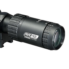 Kleinbild 8 ASG / Strike Systems 1-6x24 LMTS-01 LPVO kompakt Zielfernrohr beleuchtet inkl. 20 - 22 mm Ringe schwarz