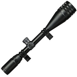 Kleinbild 4 JS-Tactical 6-24x50 Rifle Scope Zielfernrohr beleuchtet inkl. 20 - 22 mm Montageringe schwarz
