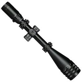 Kleinbild 5 JS-Tactical 6-24x50 Rifle Scope Zielfernrohr beleuchtet inkl. 20 - 22 mm Montageringe schwarz