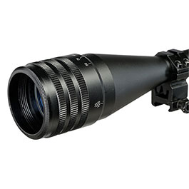 Kleinbild 8 JS-Tactical 6-24x50 Rifle Scope Zielfernrohr beleuchtet inkl. 20 - 22 mm Montageringe schwarz