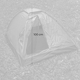 Mil-Tec Zelt für 2 Personen Iglu Standard flecktarn Bild 5