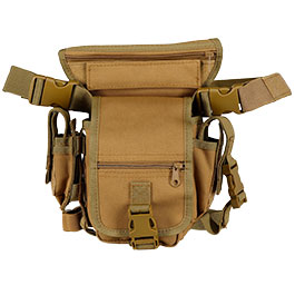 Thumbnail MFH Multifunktionstasche Bein und Grtelholster taktische Universal Tasche mit vielen Fchern coyote