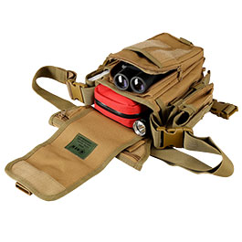 Kleinbild 1 MFH Multifunktionstasche Bein und Grtelholster taktische Universal Tasche mit vielen Fchern coyote