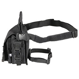 Kleinbild 2 MFH Multifunktionstasche Security Bein und Grtelholster taktische Universal Tasche mit vielen Fchern schwarz