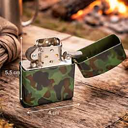 Kleinbild 5 Benzin-Sturmfeuerzeug woodland