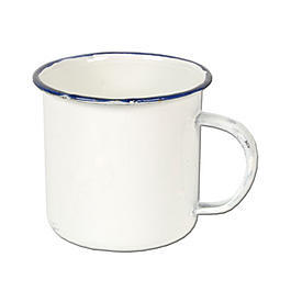 Email Tasse wei/schwarz 350 ml