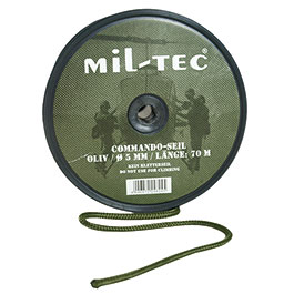 Mil-Tec Commando-Seil oliv 7 mm, 50 mtr.