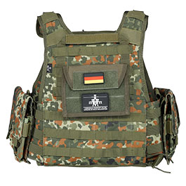 Kleinbild 9 MFH Brusttasche mit Klett und Molle-Befestigungssytem oliv
