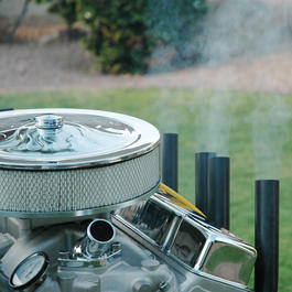 BBQ Grill V8 Hot Rod Design Bild 4