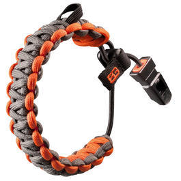 Bear Grylls Paracord Survival Armband Bracelet orange silber