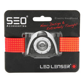 LED Lenser Zubehörband für SEO Stirnlampe rot