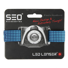 LED Lenser Zubehörband für SEO Stirnlampe blau