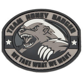 Mil-Spec Monkey 3D Rubber Patch mit Klettflche Honney Badger swat
