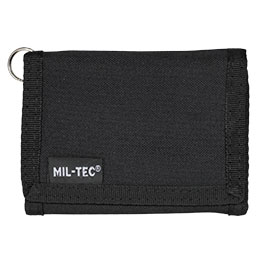 Mil-Tec Geldbrse mit Sicherheitskette schwarz