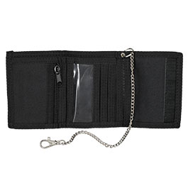 Kleinbild 1 Mil-Tec Geldbrse mit Sicherheitskette schwarz