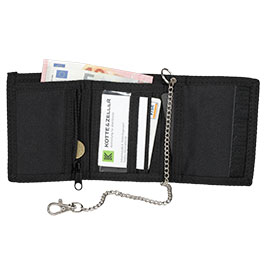 Kleinbild 2 Mil-Tec Geldbrse mit Sicherheitskette schwarz