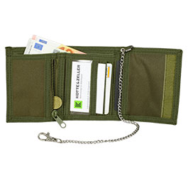 Kleinbild 2 Mil-Tec Geldb�rse mit Kette oliv