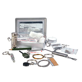 Survival Kit inkl. Aluminium Box mit viel Zubehr