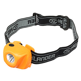 Highlander Stirnlampe Beam 1W LED orange-schwarz