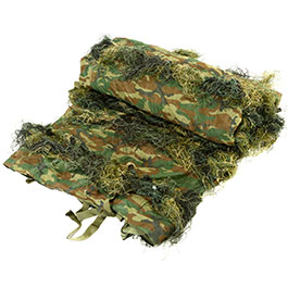 MMB Tarndecke Ghillie 3 x 2 m woodland m. Packsack