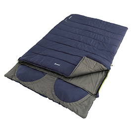 Outwell Doppel-Deckenschlafsack Contour Lux Double imperial blau