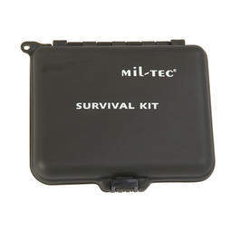 Mil-Tec Survival Kit mit Kunststoffbox oliv Bild 1 xxx: