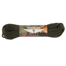 Teesar US Fallschirmleine 550 Nylon 100 ft. oliv