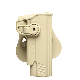 IMI Defense Level 2 Holster Kunststoff Paddle fr 1911 Modelle mit Rail tan