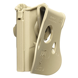 IMI Defense Level 2 Holster Kunststoff Paddle für Walther P99 tan Bild 5