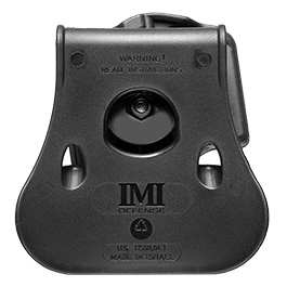 IMI Defense Level 2 Holster Kunststoff Paddle für Walther PPQ schwarz Bild 4