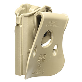 IMI Defense Level 2 Holster Kunststoff Paddle für Walther PPQ tan Bild 5