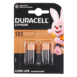 Duracell Lithium Batterie CR123A 3V 2er Pack