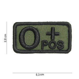 101 INC Patch mit Klettflche 0 positiv oliv/schwarz
